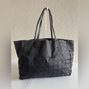 Chanel cloth tote bag